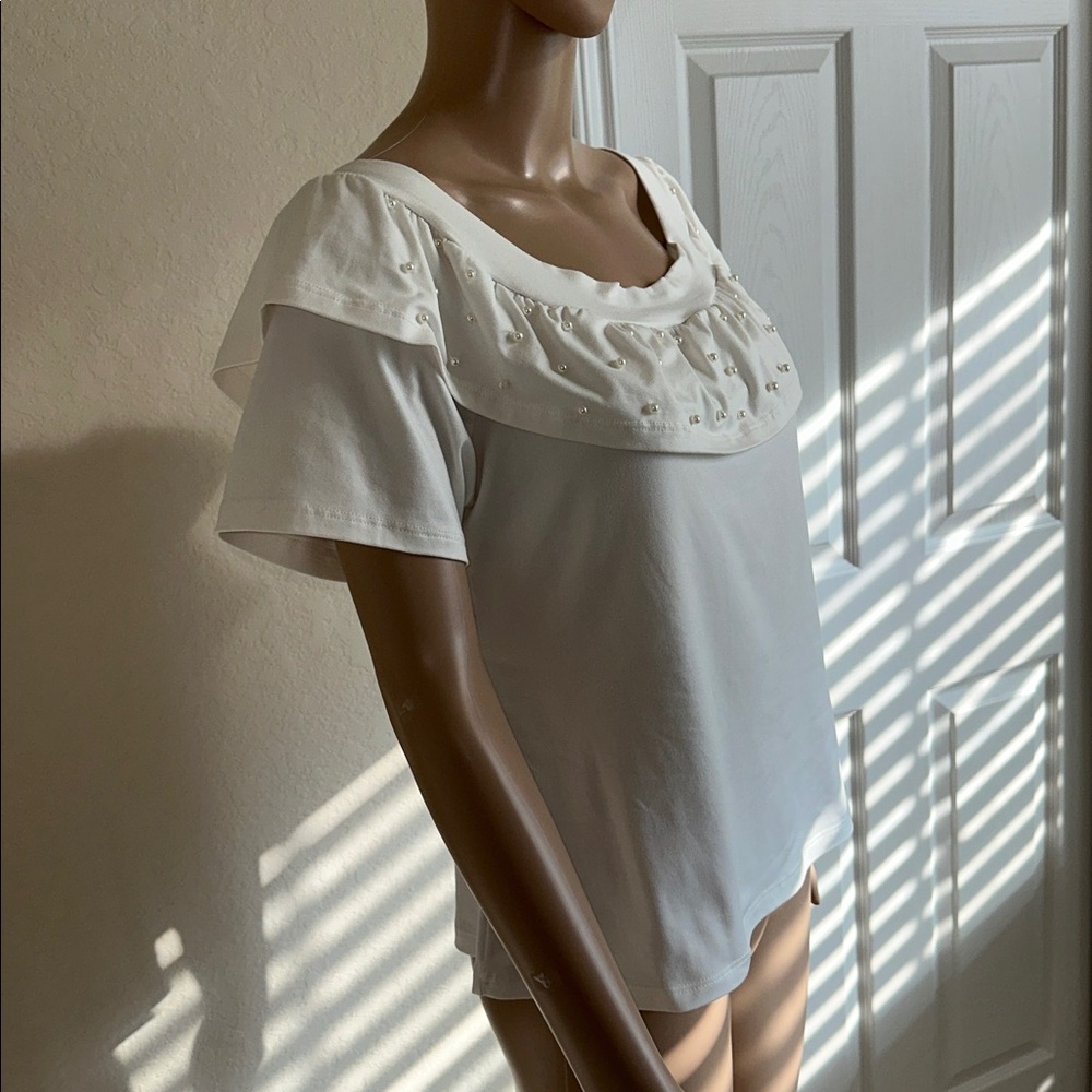 Elegant JULYS & JK  women’s blouse. Size Large - Picture 2 of 12